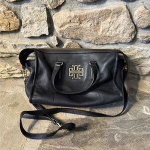 Tory Burch Black Leather Tote